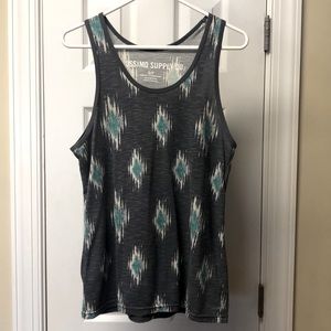 Aztec Print Tank Top